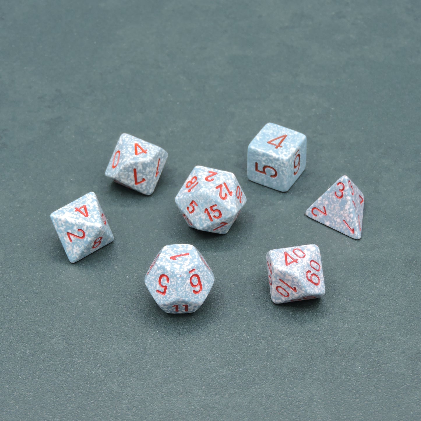 Air Speckled Polyhedral 7-die Set