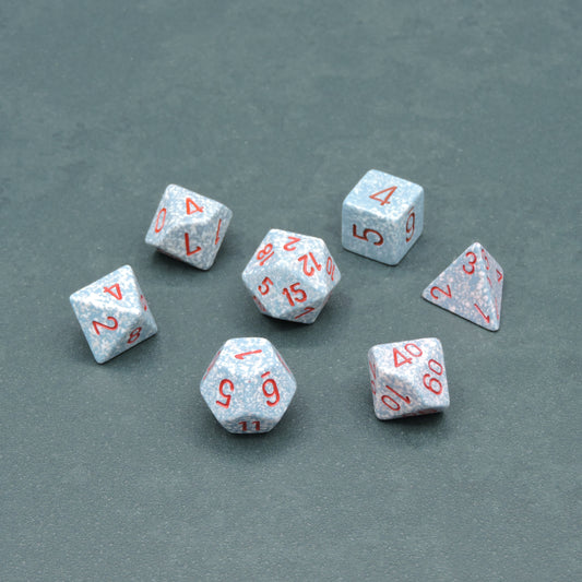 Air Speckled Polyhedral 7-die Set