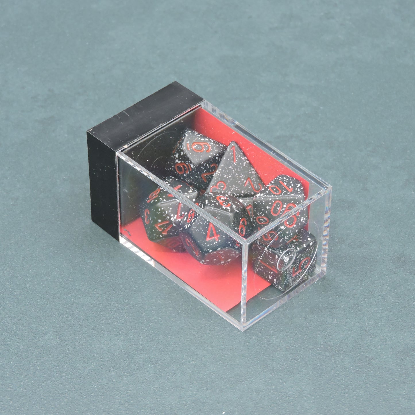 Space Speckled Polyhedral 7-die Set