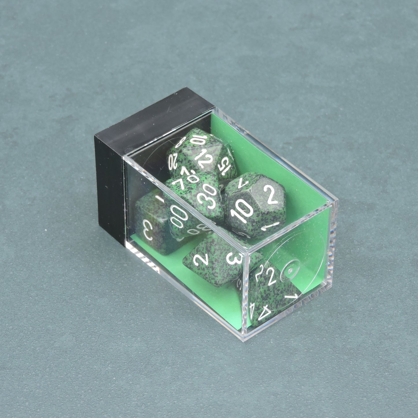 Recon Speckled Polyhedral 7-die Set