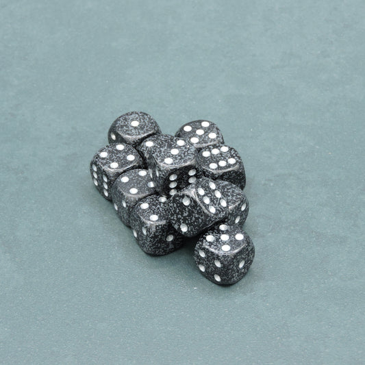 Ninja Speckled 16mm d6 Dice Block (12 dice)