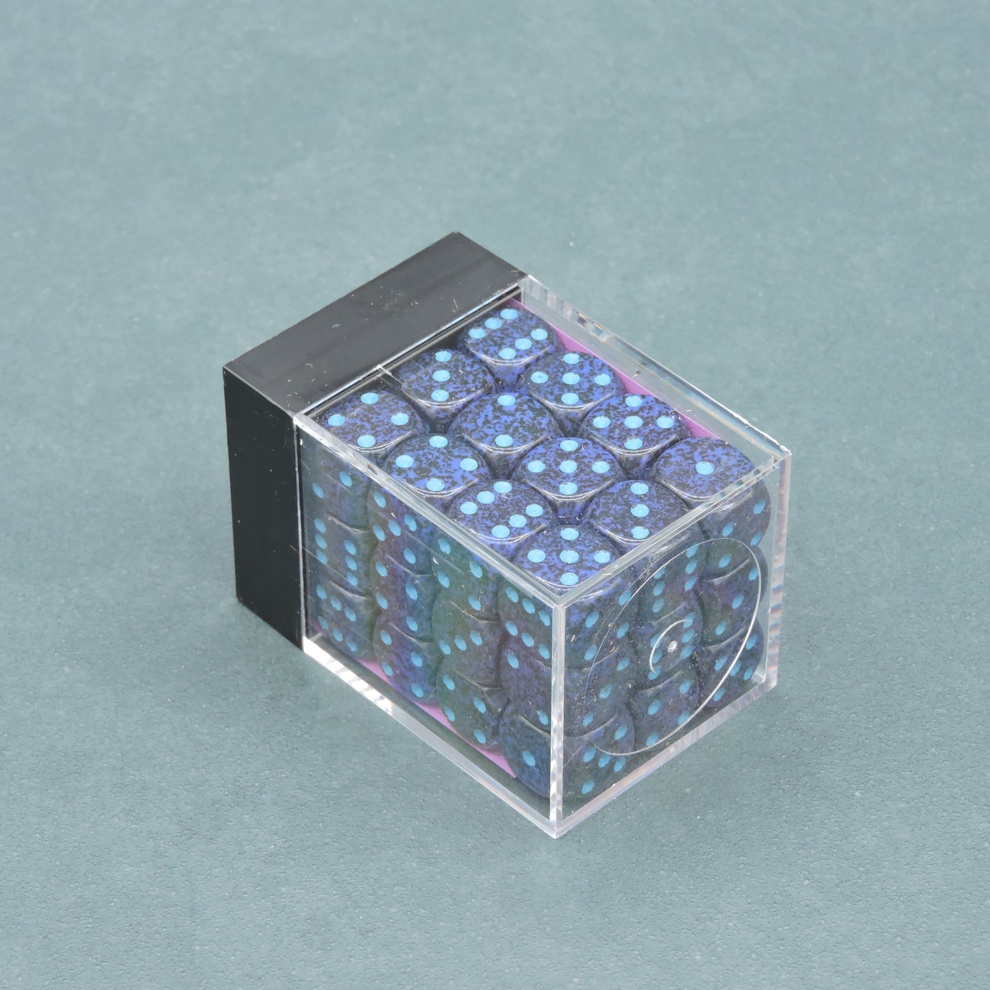 Cobalt Speckled 12mm d6 Dice Set (36 dice)