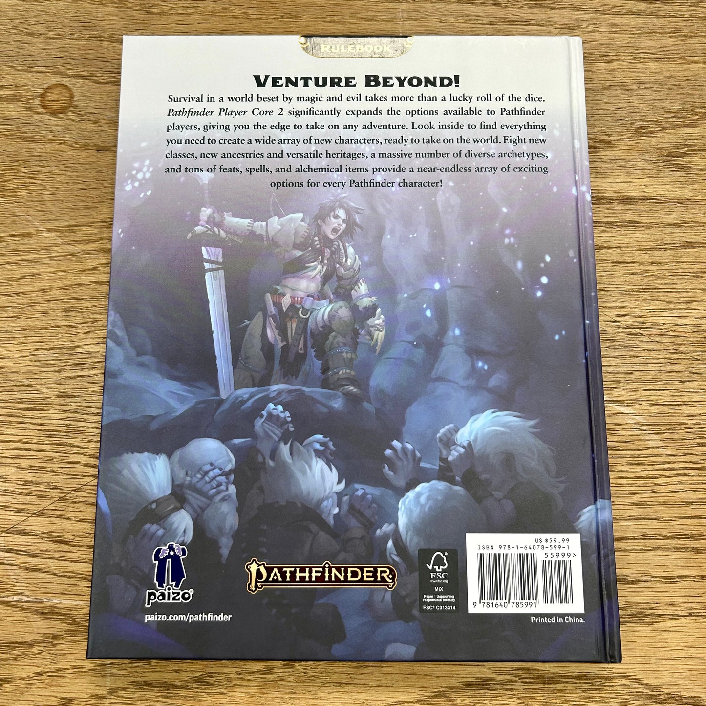 Pathfinder 2e Player Core 2 (sketch cover)