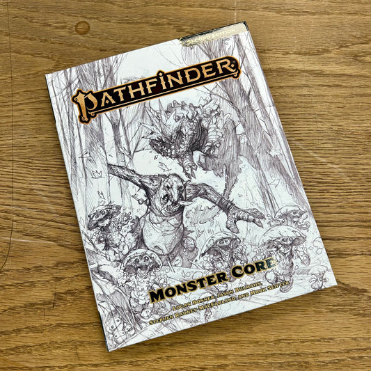 Pathfinder 2e Monster Core (sketch cover)