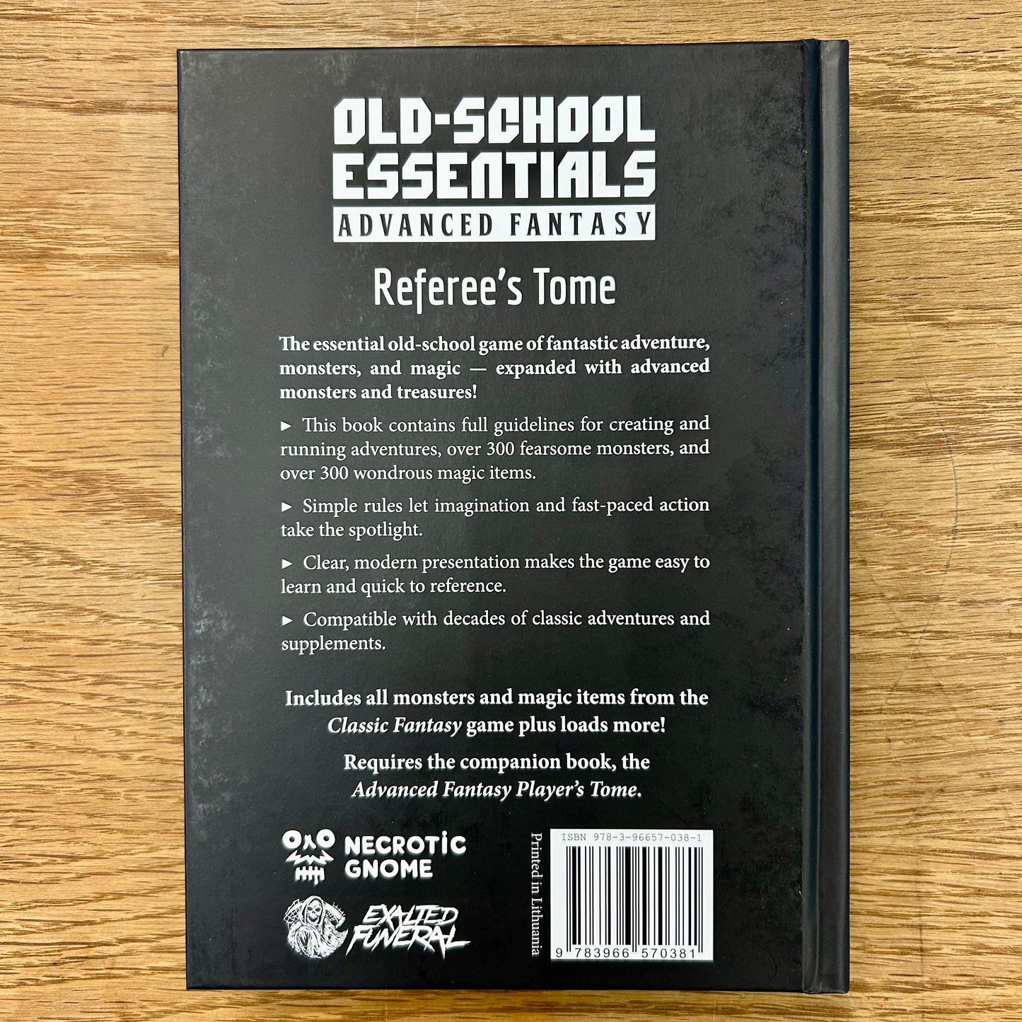 Old-School Essentials Advanced Fantasy: Referee’s Tome