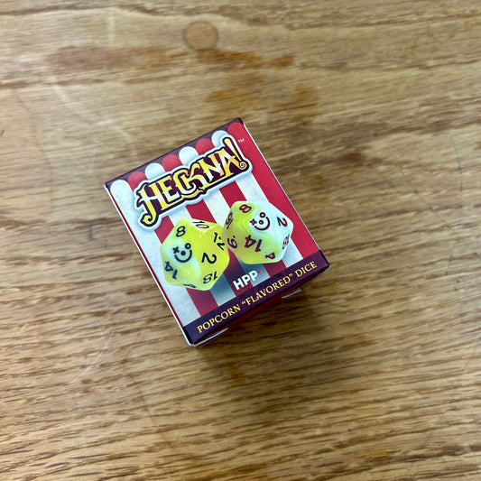 Heckna! Popcorn “Flavored” Dice