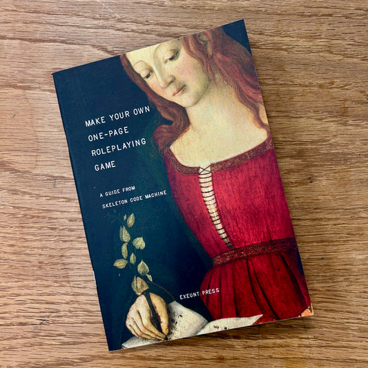 Make Your Own One-Page Roleplaying Game