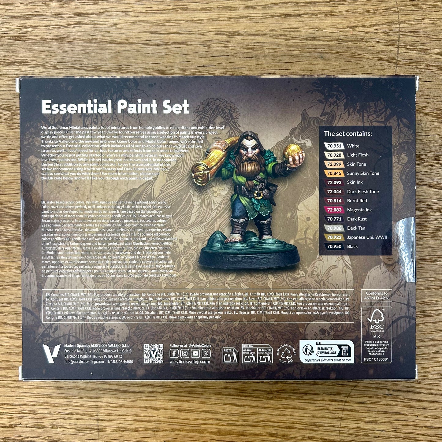 Squidmar Essential Paint Set