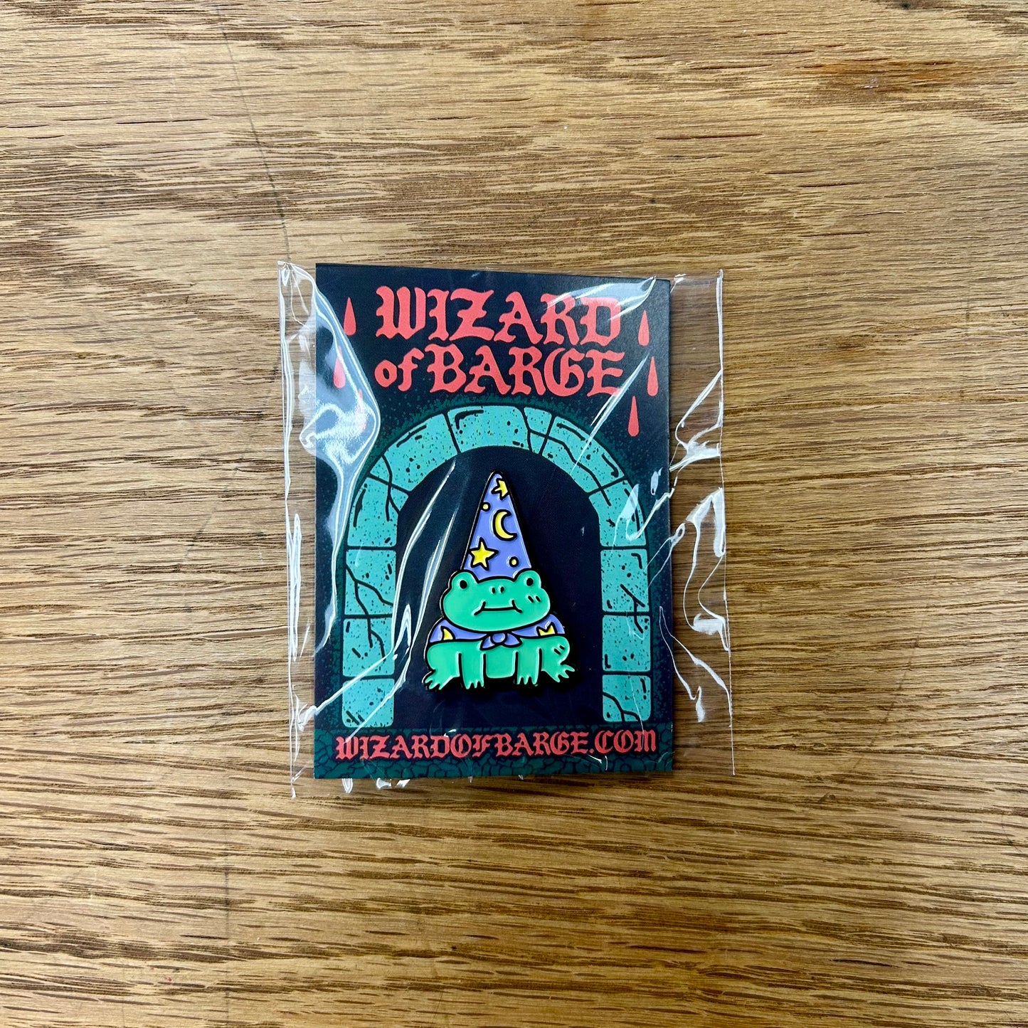 Frog Wizard Enamel Pin