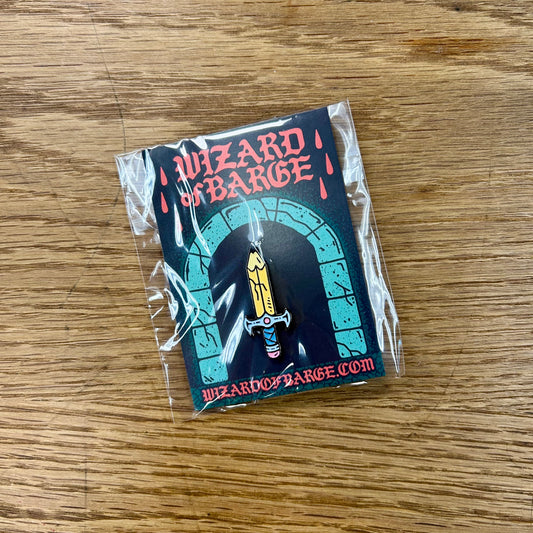 Pencil Sword Enamel Pin