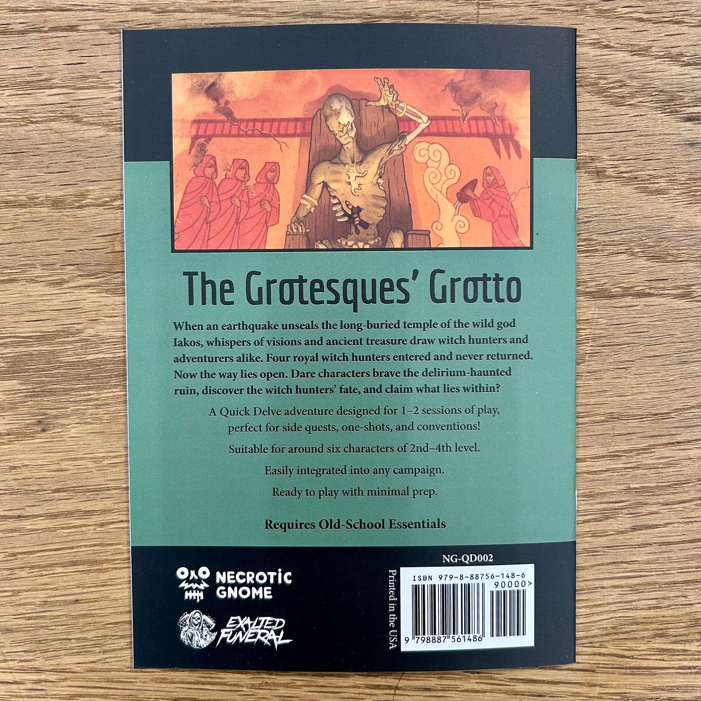 Old-School Essentials: Quick Delve #2 The Grotesques’ Grotto