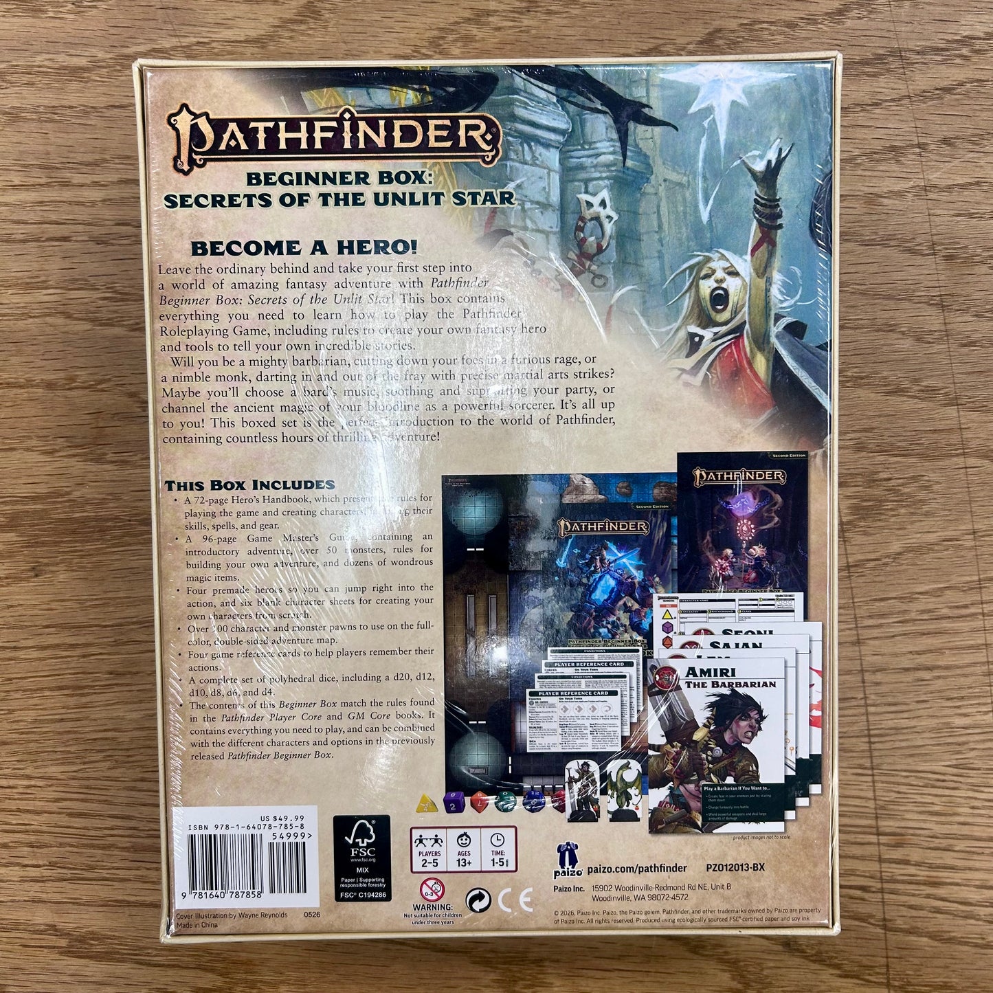 Pathfinder 2e Beginner Box: Secrets of the Unlit Star