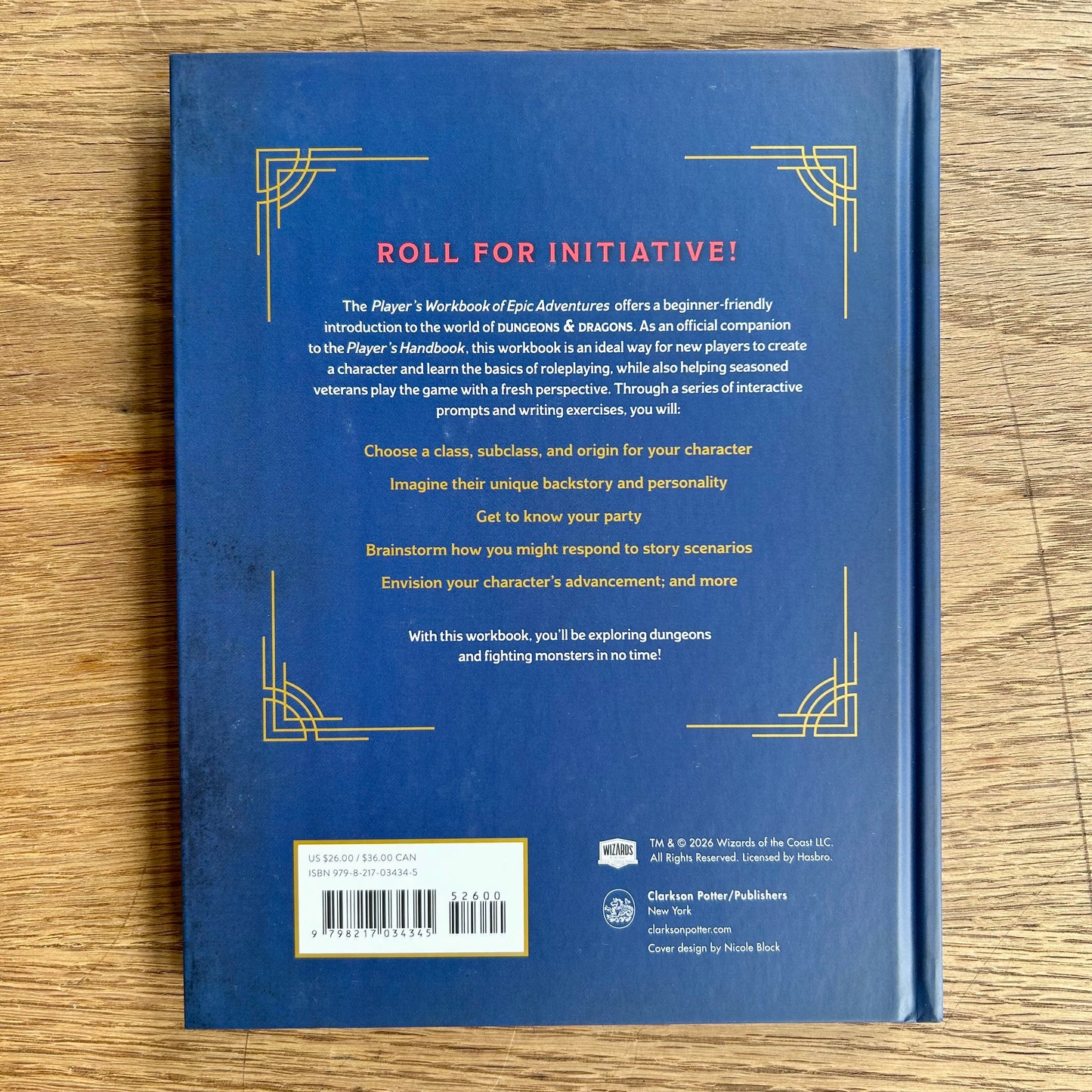 Player’s Workbook of Epic Adventures