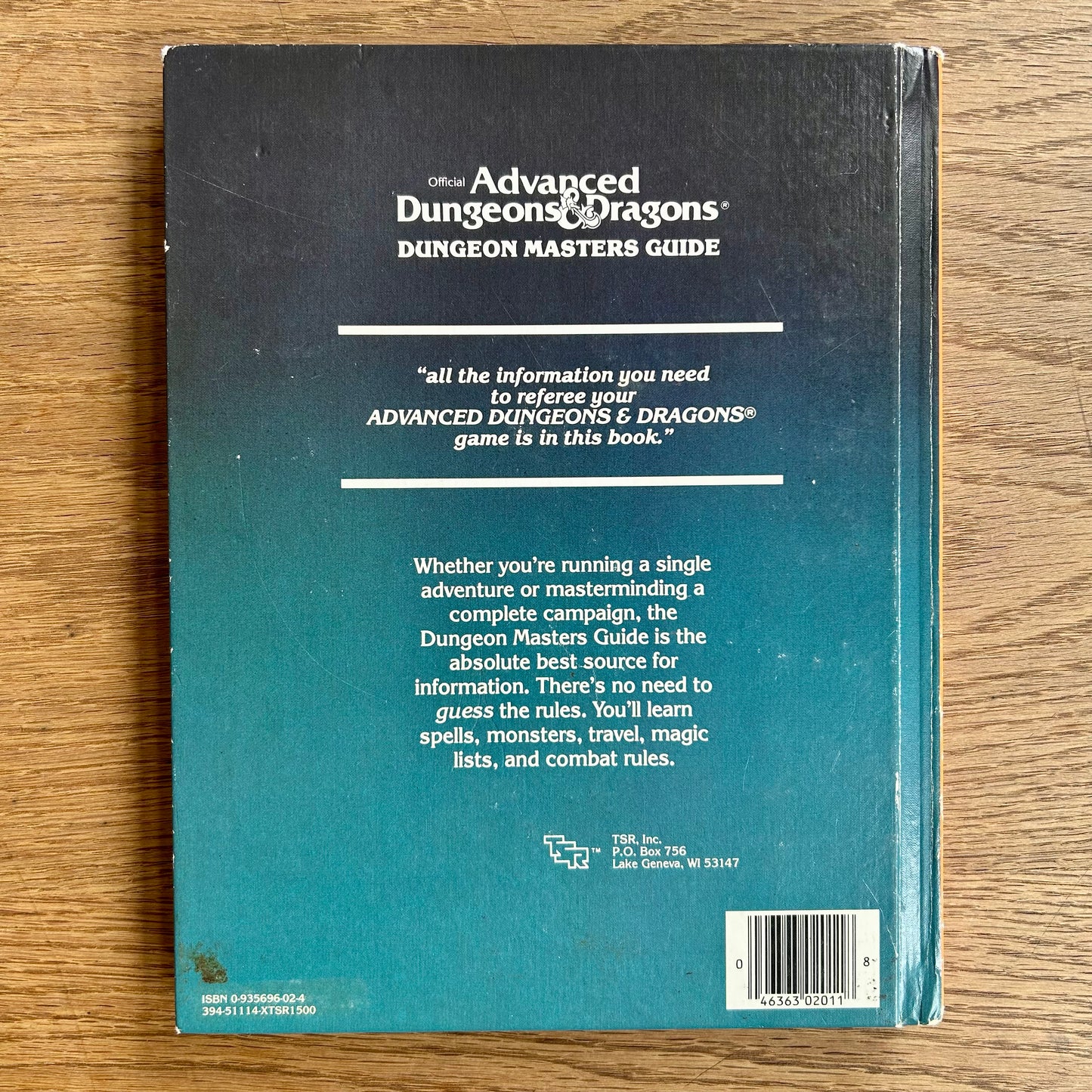 Advanced Dungeons & Dragons: Dungeon Masters Guide