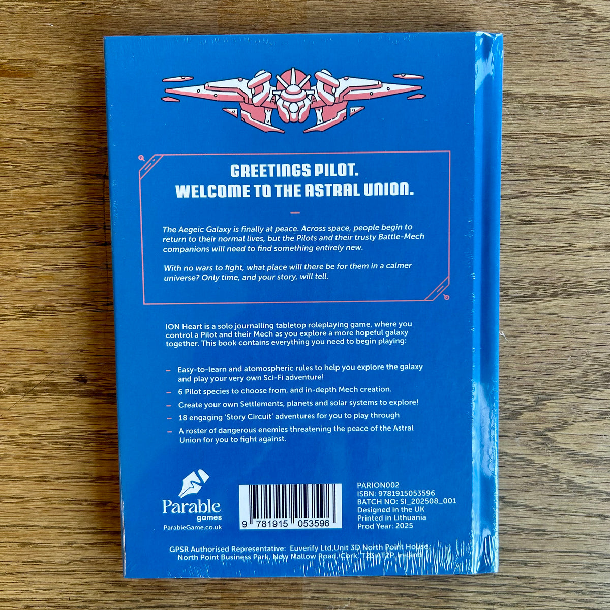 Ion Heart: Pilot’s Handbook