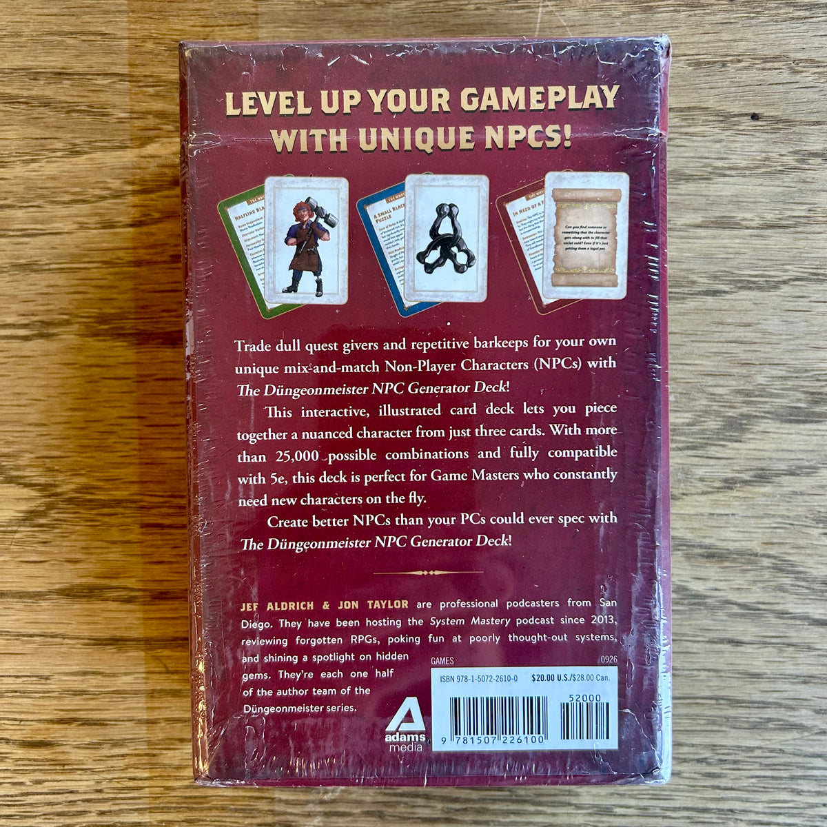 The Düngeonmeister NPC Generator Deck