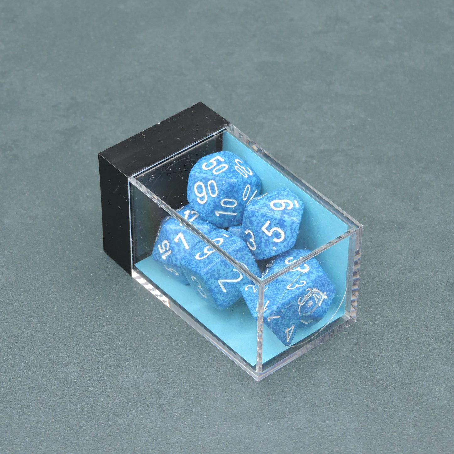 Water Speckled Polyhedral 7-die Set