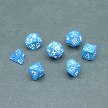 Water Speckled Polyhedral 7-die Set