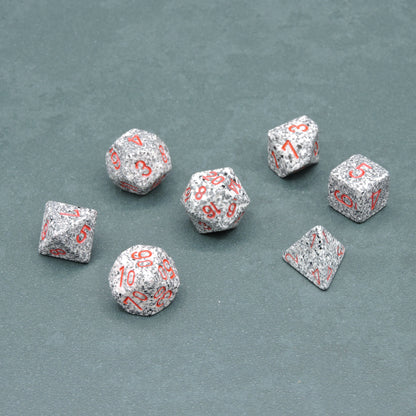 Granite Speckled Polyhedral 7-die Set