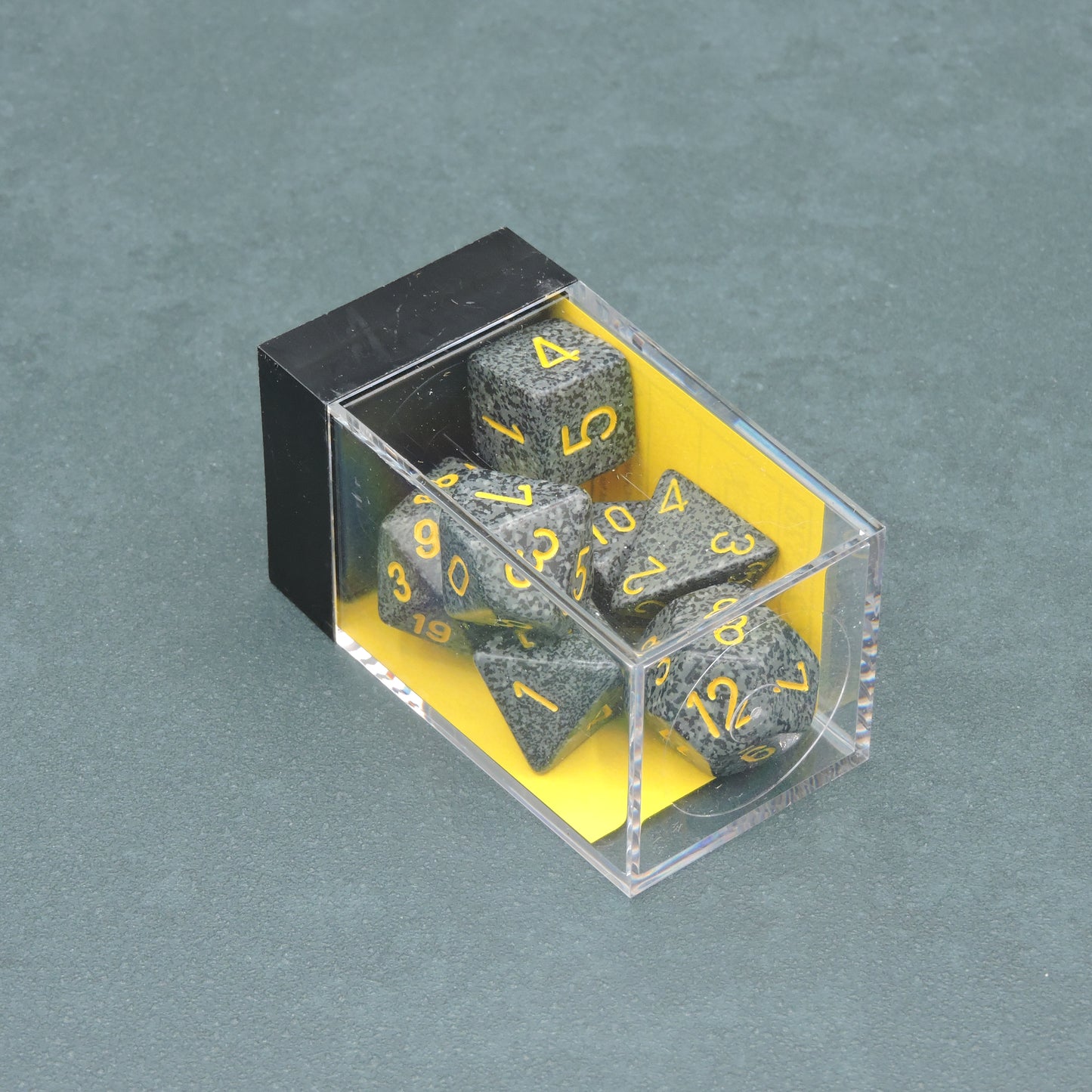 Urban Camo Speckled Polyhedral 7-die Set