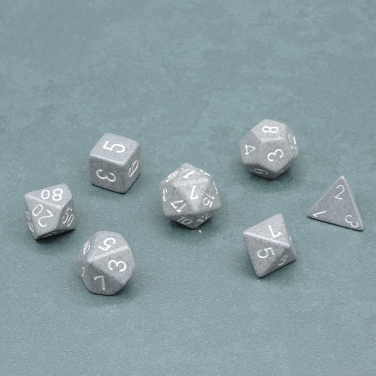 Hi-Tech Speckled Polyhedral 7-die Set