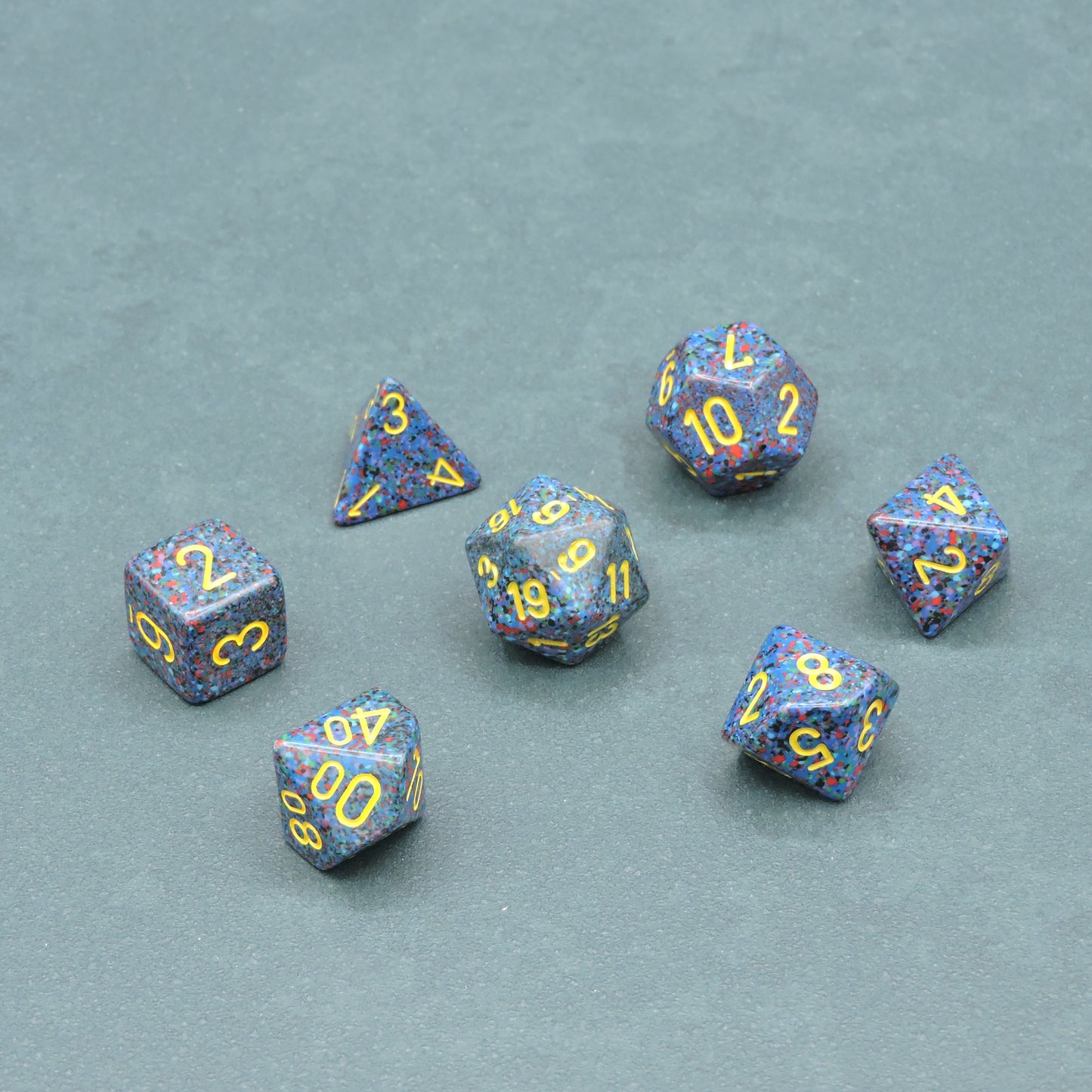 Twilight Speckled Polyhedral 7-die Set