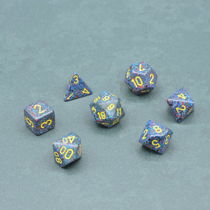 Twilight Speckled Polyhedral 7-die Set