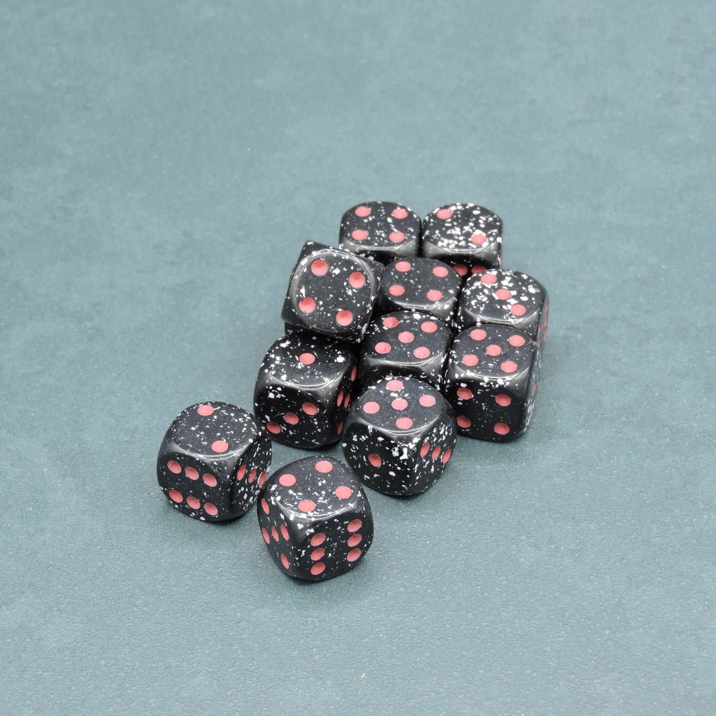 Space Speckled 16mm d6 Dice Block (12 dice)