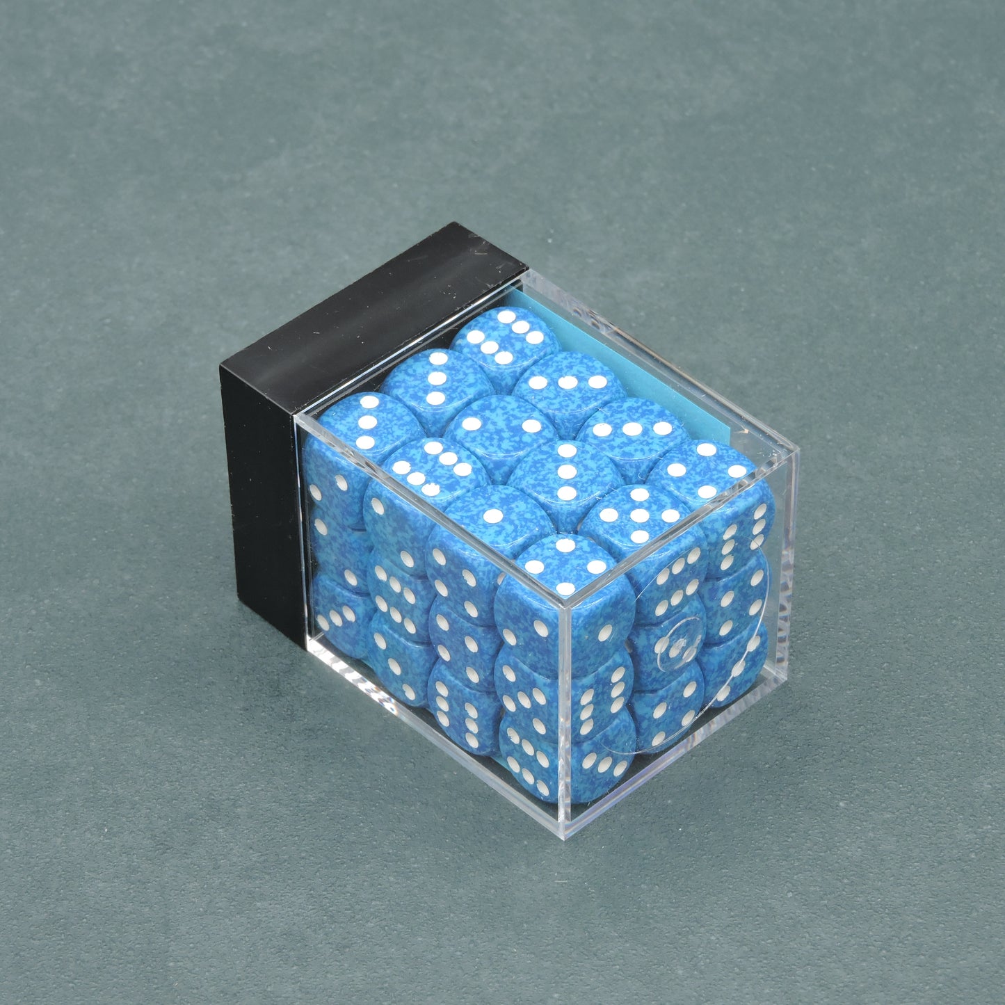 Water Speckled 12mm d6 Dice Block (36 dice)