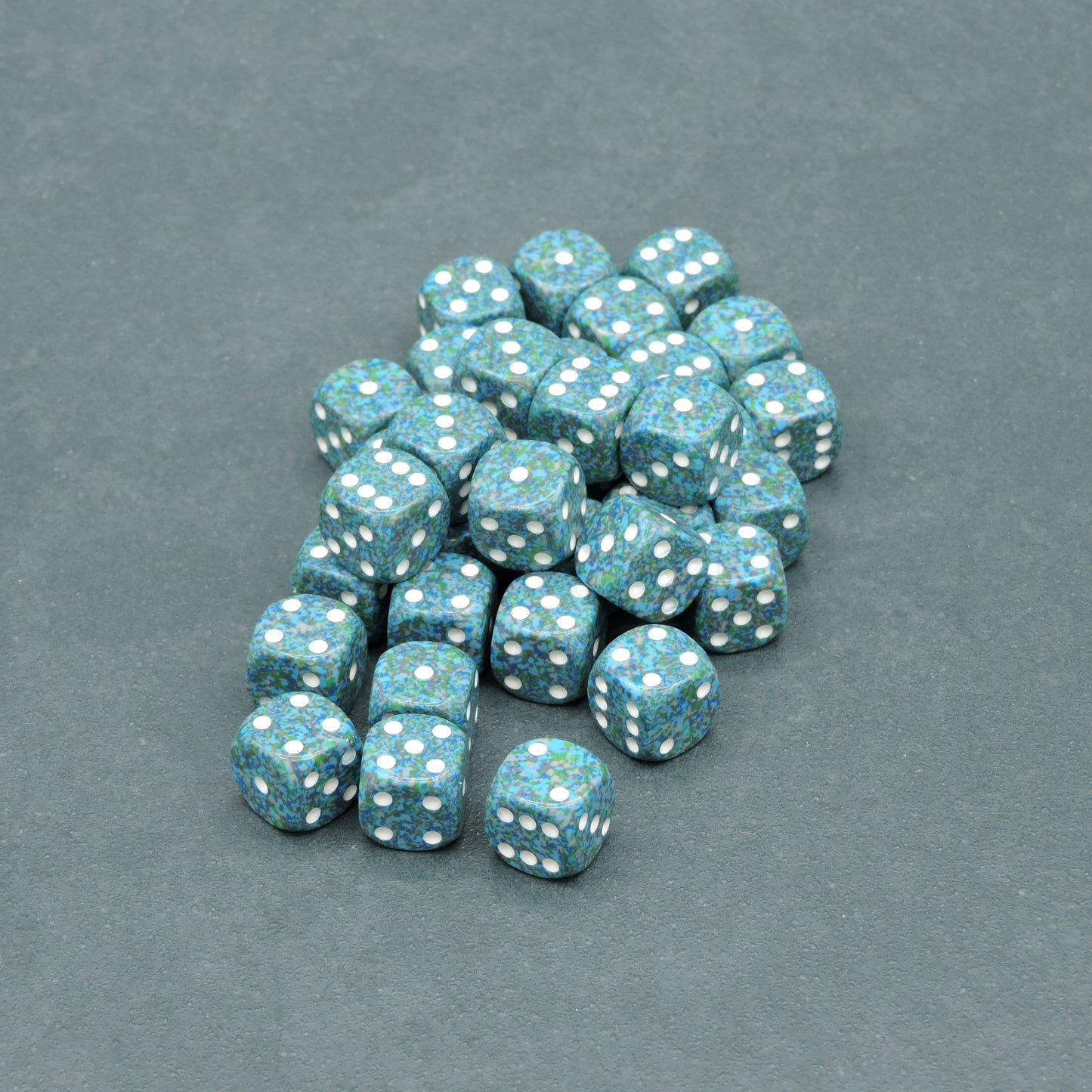 Sea Speckled 12mm d6 Dice Block (36 dice)