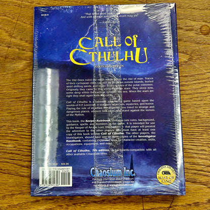 Call of Cthulhu Keeper Rulebook