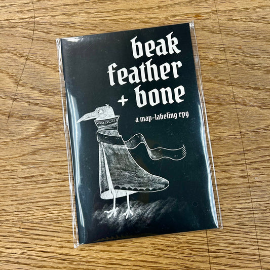 beak feather + bone