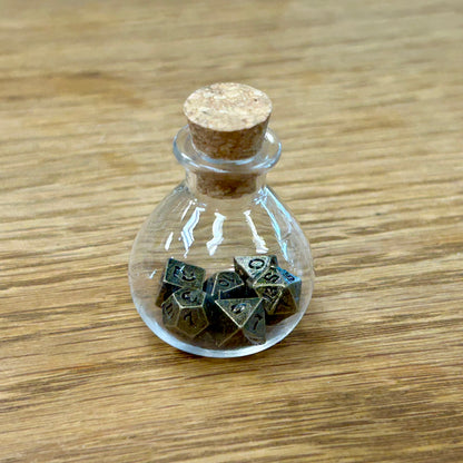 Unseelie Mini Metal Polyhedral Die Set