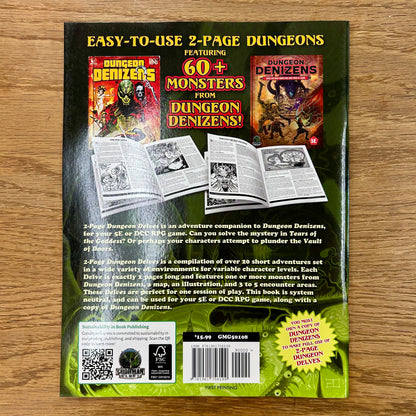 2-Page Dungeon Delves