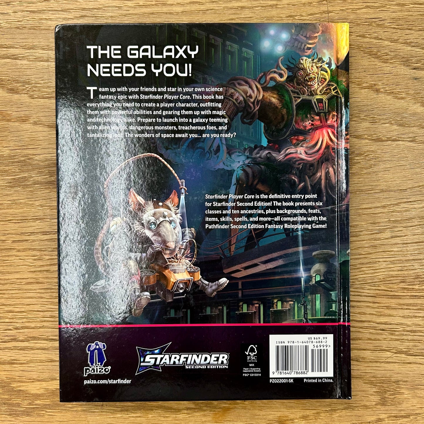 Starfinder 2e Player Core (retail cover)