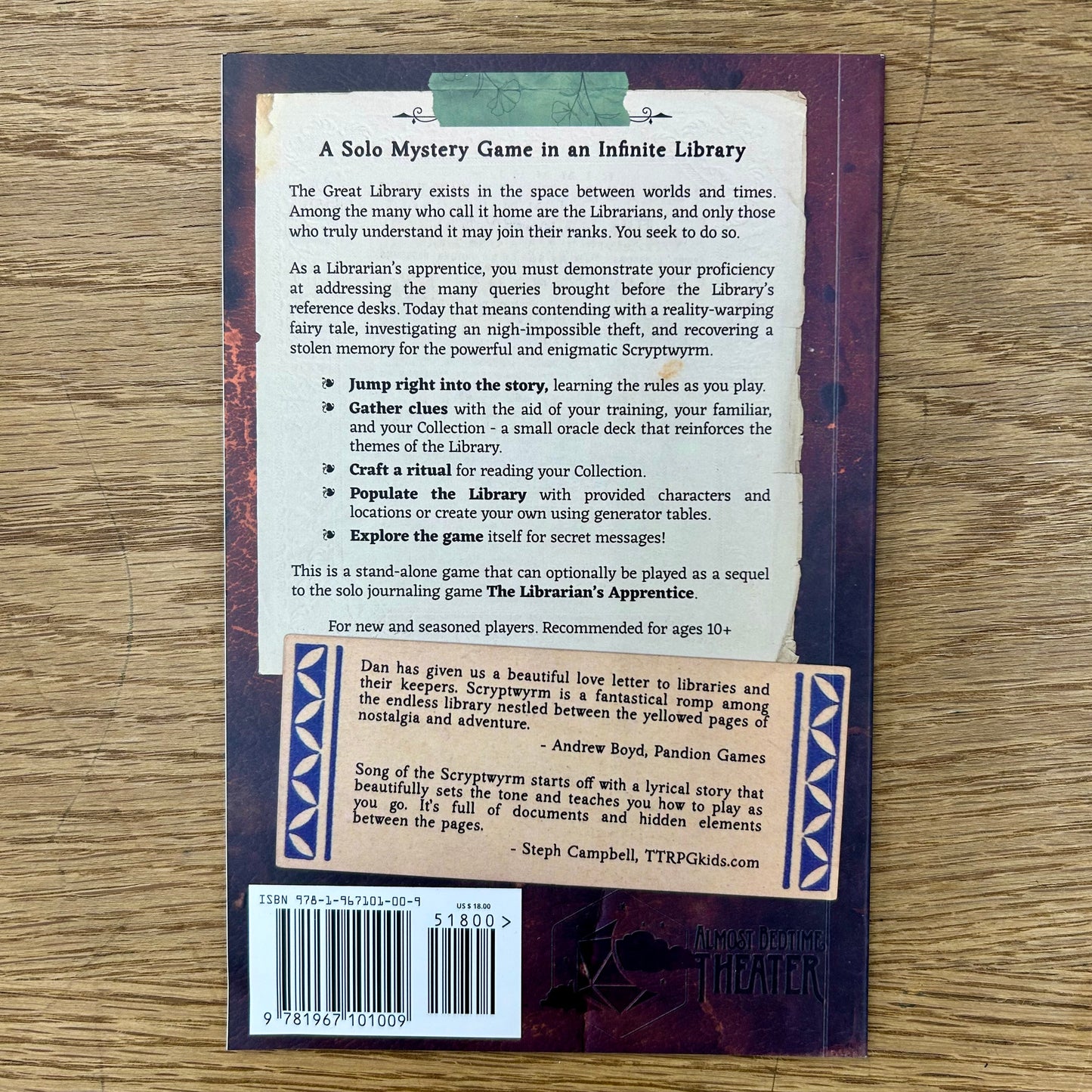 Song of the Scryptwyrm