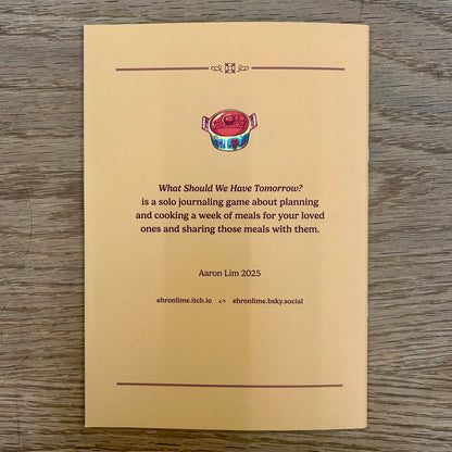 What Should We Have Tomorrow?