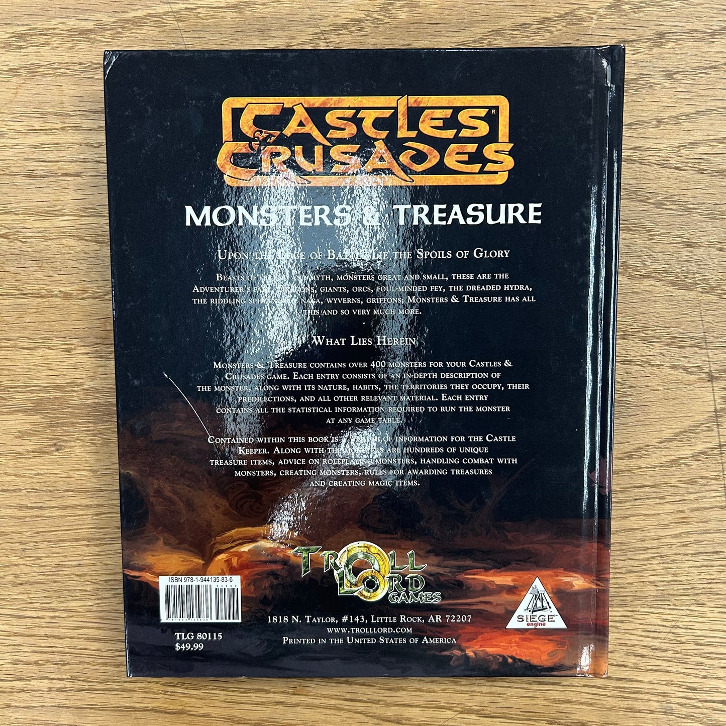 Castles & Crusades Monsters & Treasure