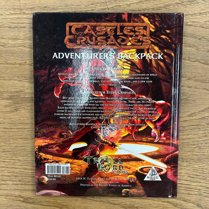 Castles & Crusades Adventurers Backpack