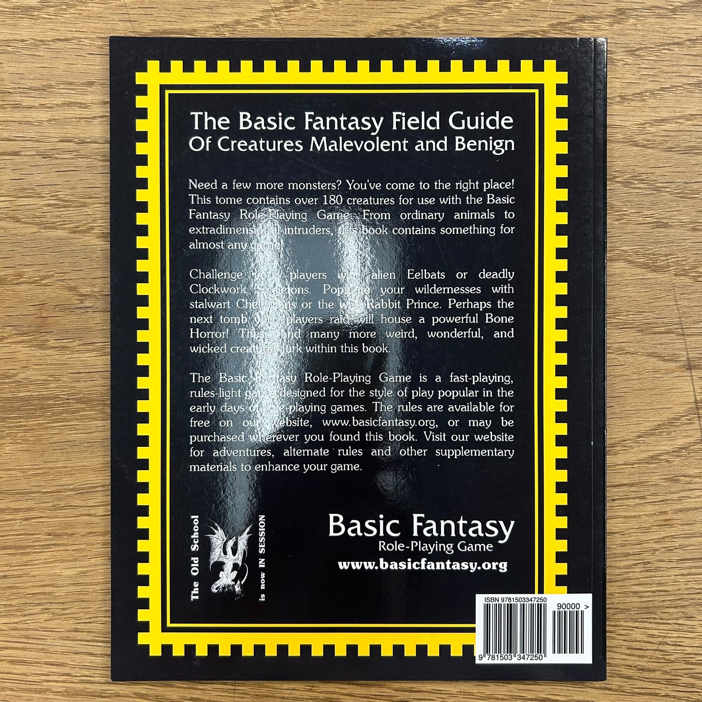 Basic Fantasy Field Guide of Creatures Malevolent and Benign