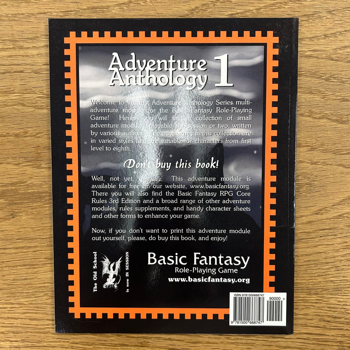 Basic Fantasy: Adventure Anthology 1 (AA1)