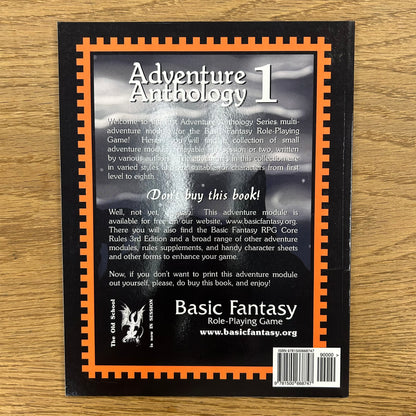 Basic Fantasy: Adventure Anthology 1 (AA1)