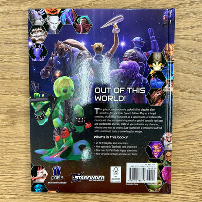 Starfinder 2e: Galactic Ancestries (retail cover)