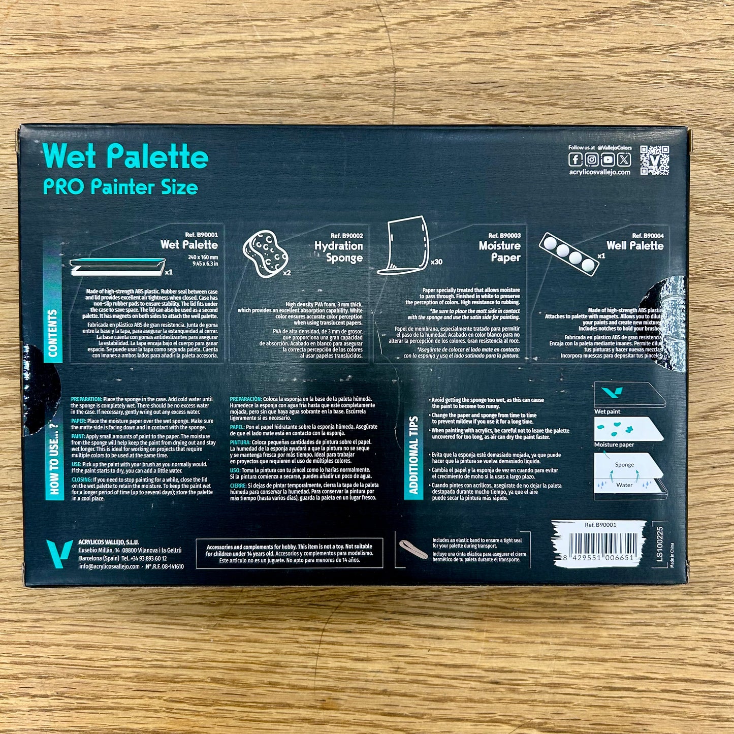 Wet Palette: PRO Painter Size
