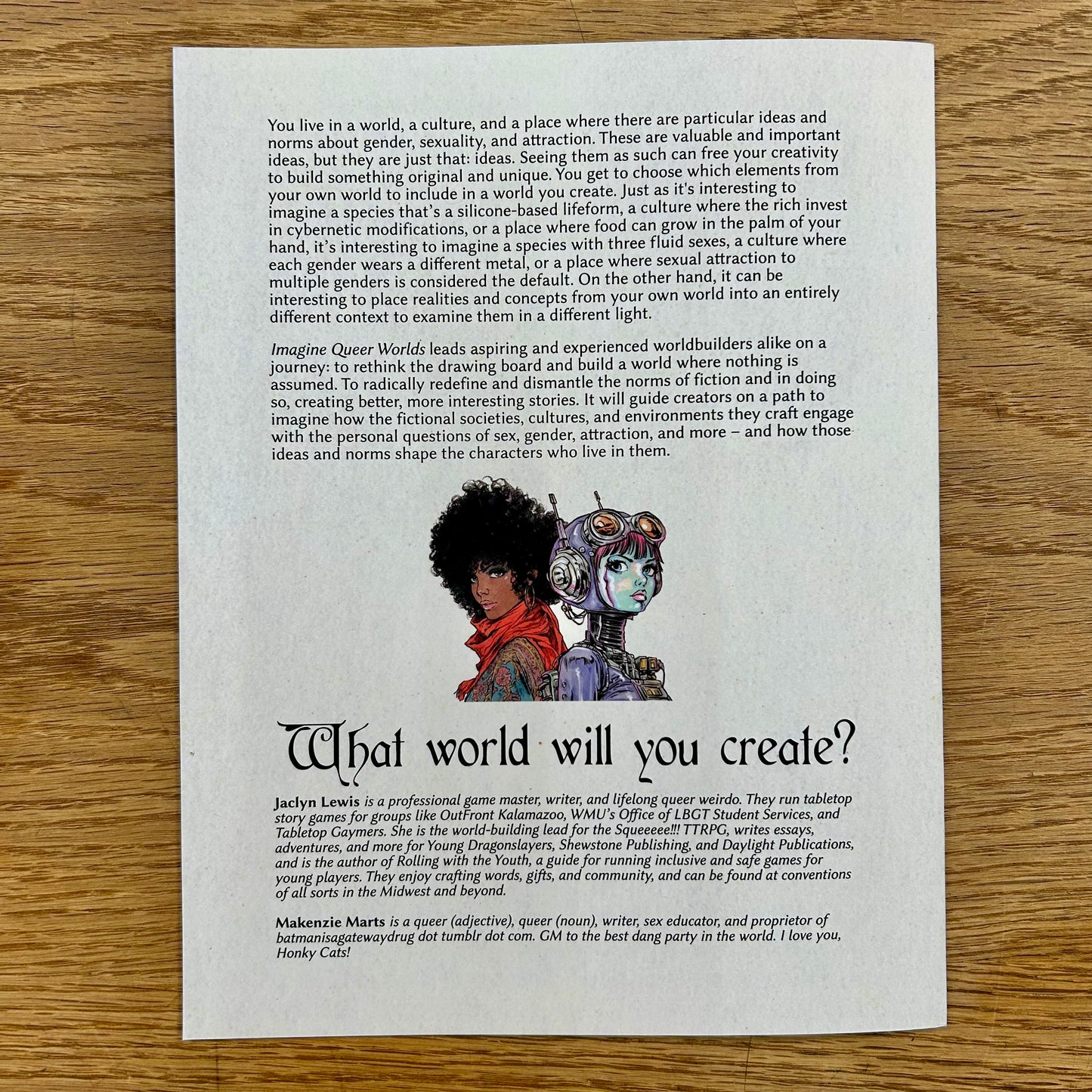 Imagine Queer Worlds (zine + cards)
