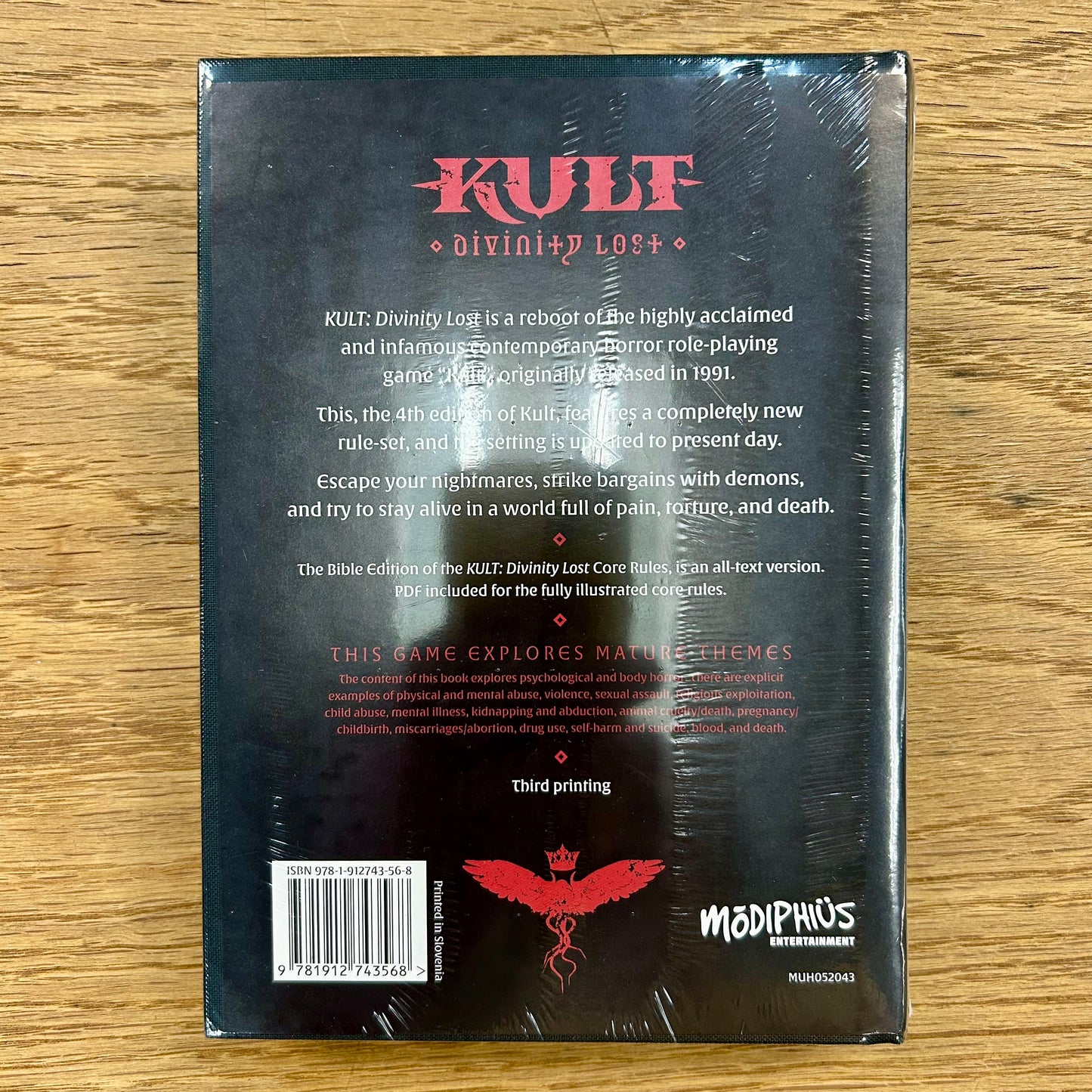 Kult: Divinity Lost 4e (Bible Edition)