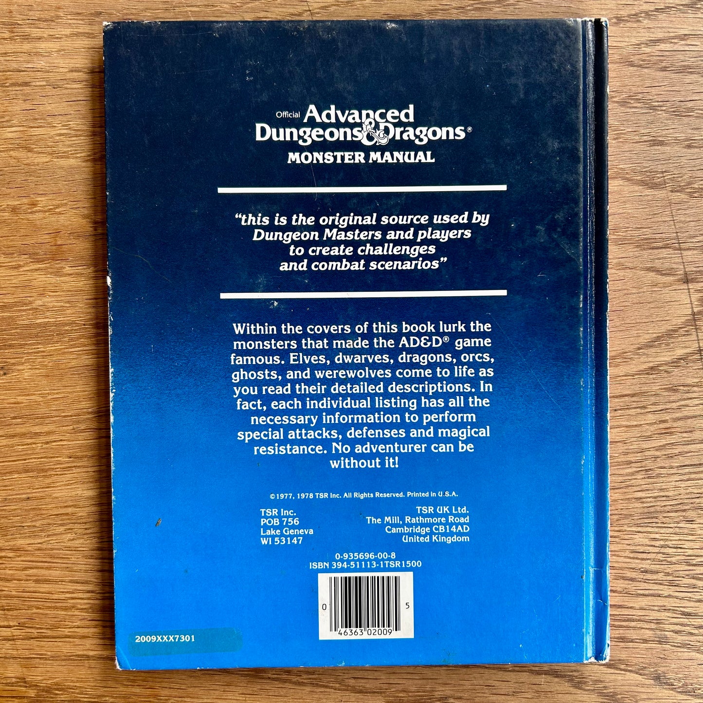 Advanced Dungeons & Dragons: Monster Manual