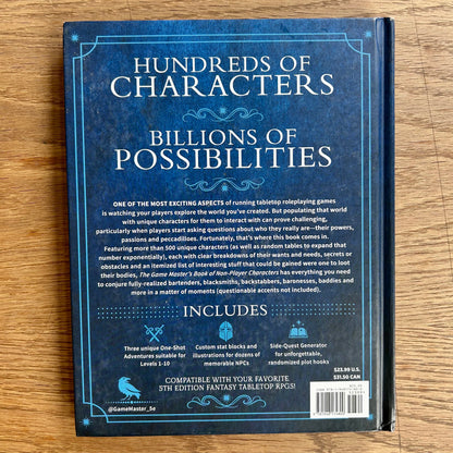 The Game Master’s Book of Non-Player Characters