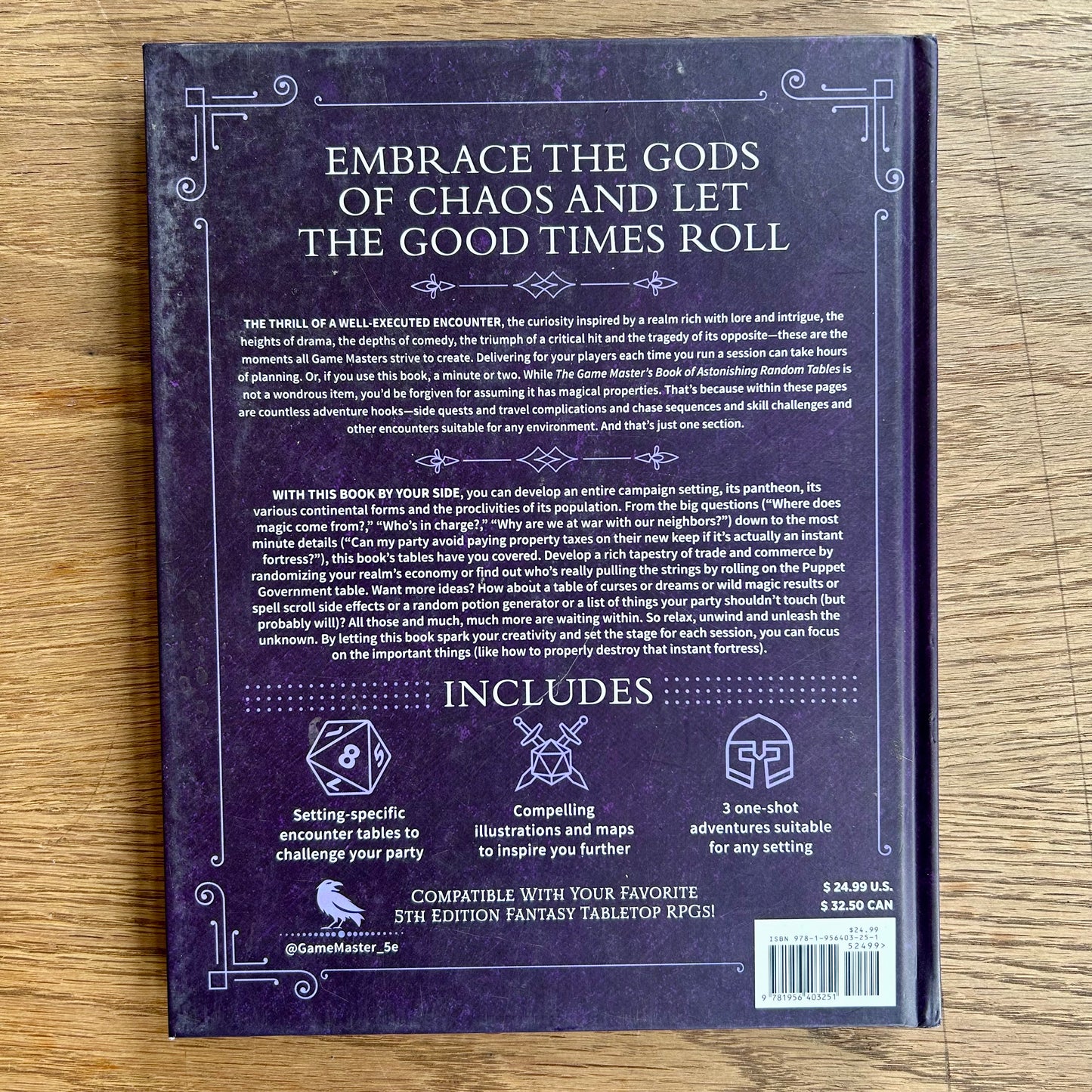 The Game Master’s Book of Astonishing Random Tables