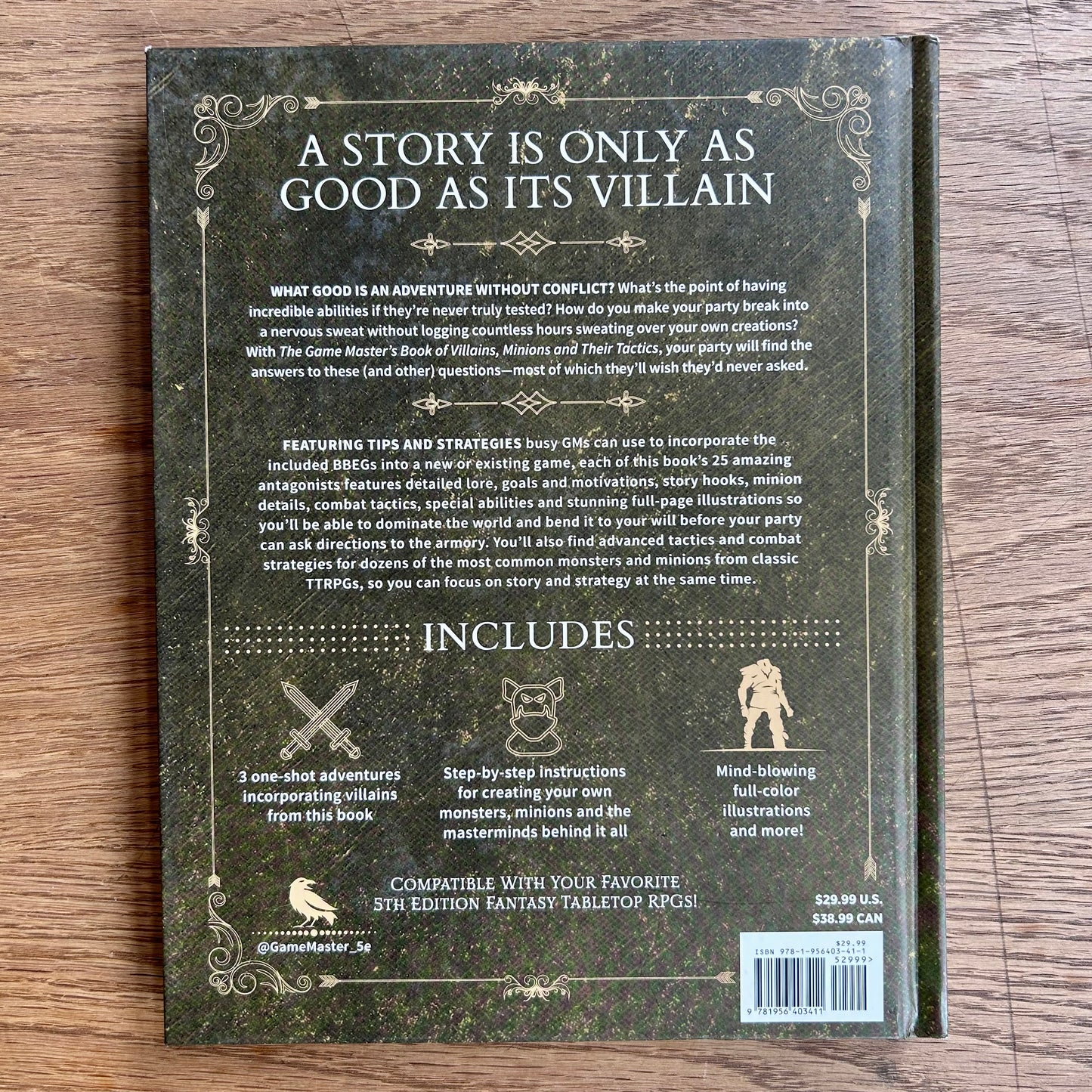 The Game Master’s Book of Villains, Minions and Their Tactics